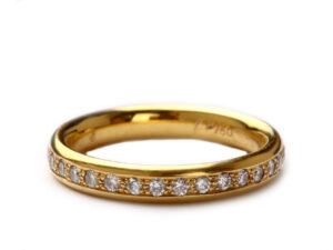 Memoire-Ring in Gold mit Brillanten