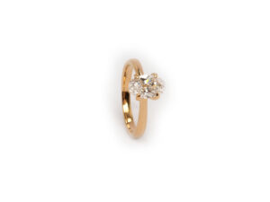Goldring mit Brillant